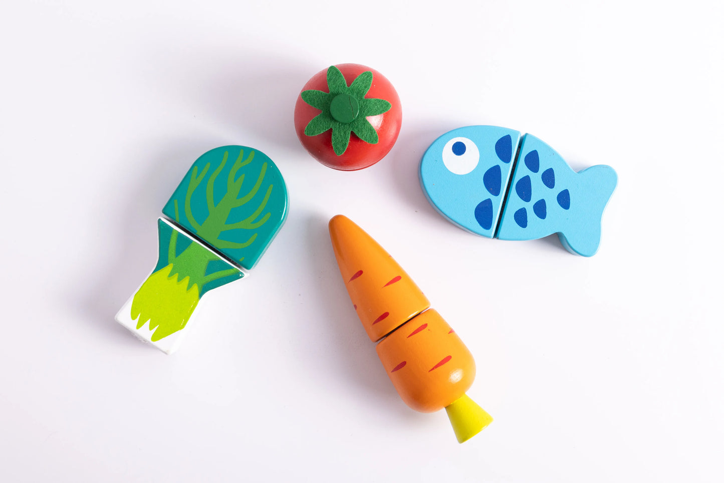 Wooden Food Fruit Toys Set