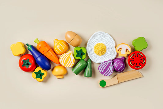 Wooden Food Fruit Toys Set