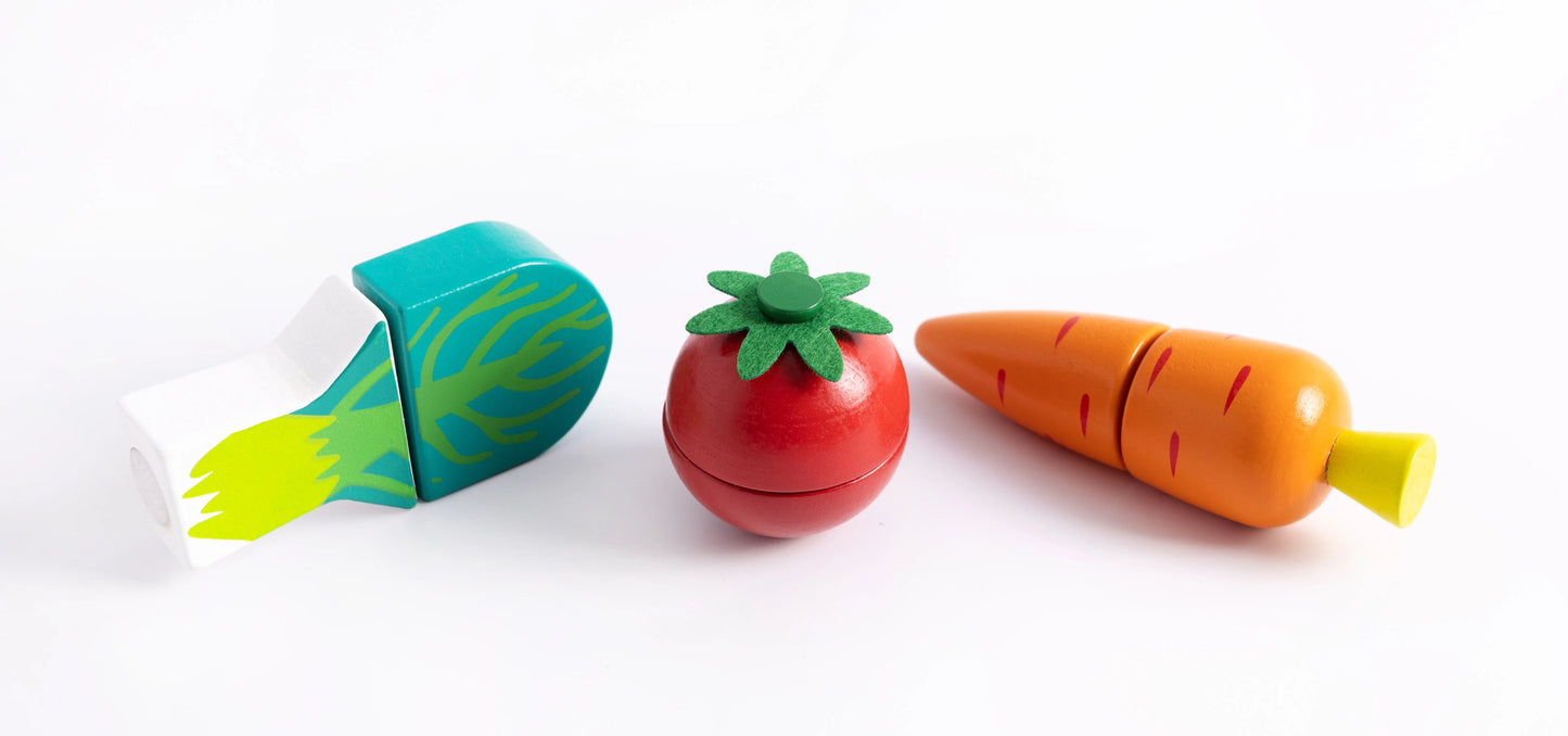 Wooden Food Fruit Toys Set