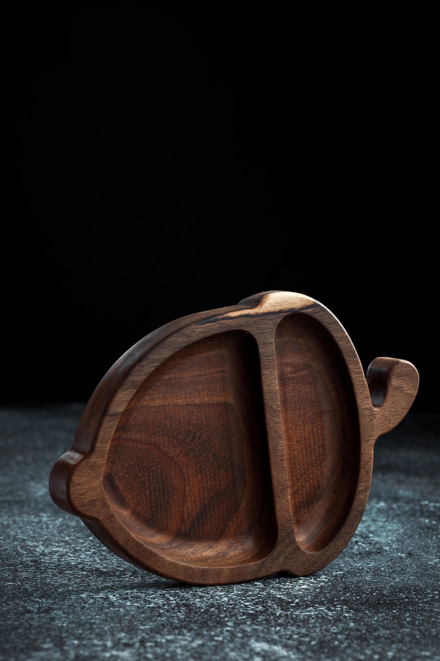 Wooden Acorn-Shaped Plate