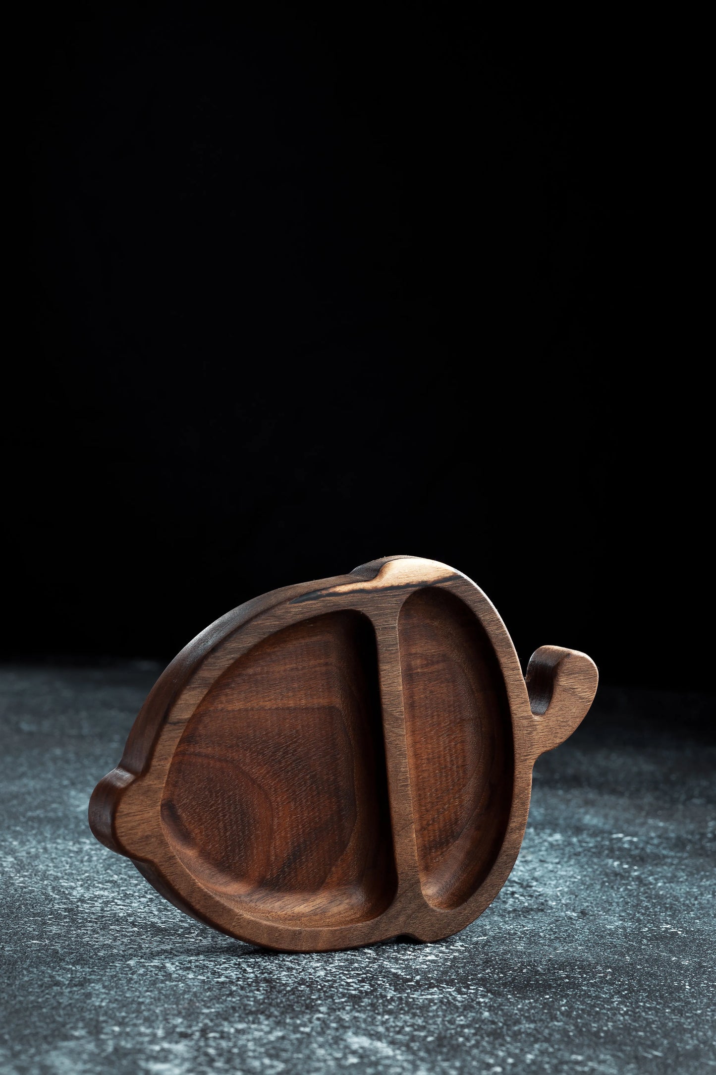 Wooden Acorn-Shaped Plate