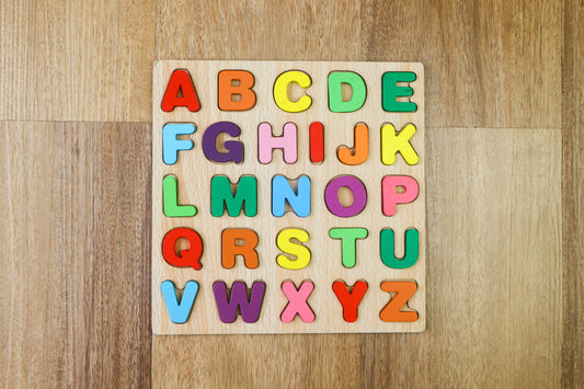 Wooden Multi Color Alphabet Toy