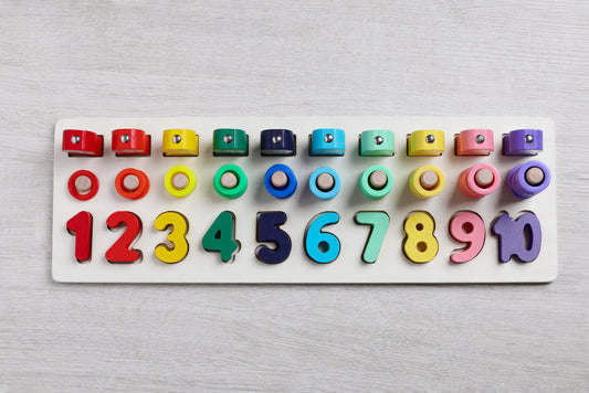 Wooden Fishing Math Game Toy