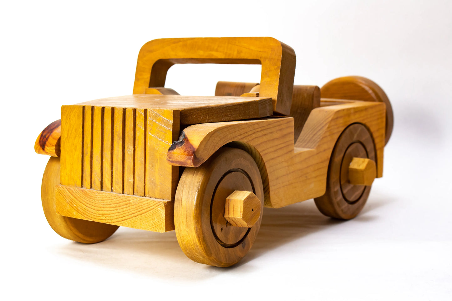 Wooden Jeep Car