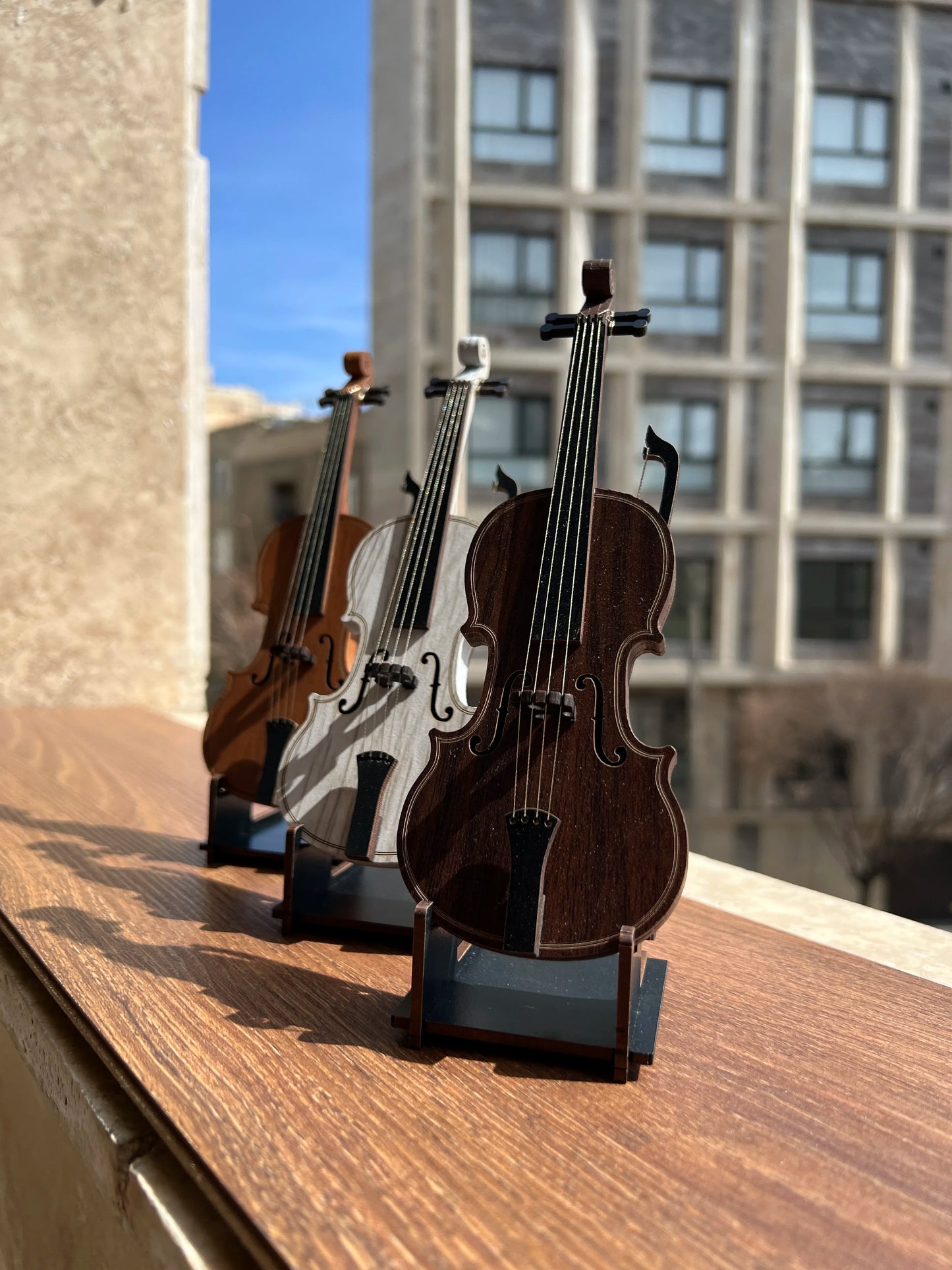 Wooden Miniature Violin