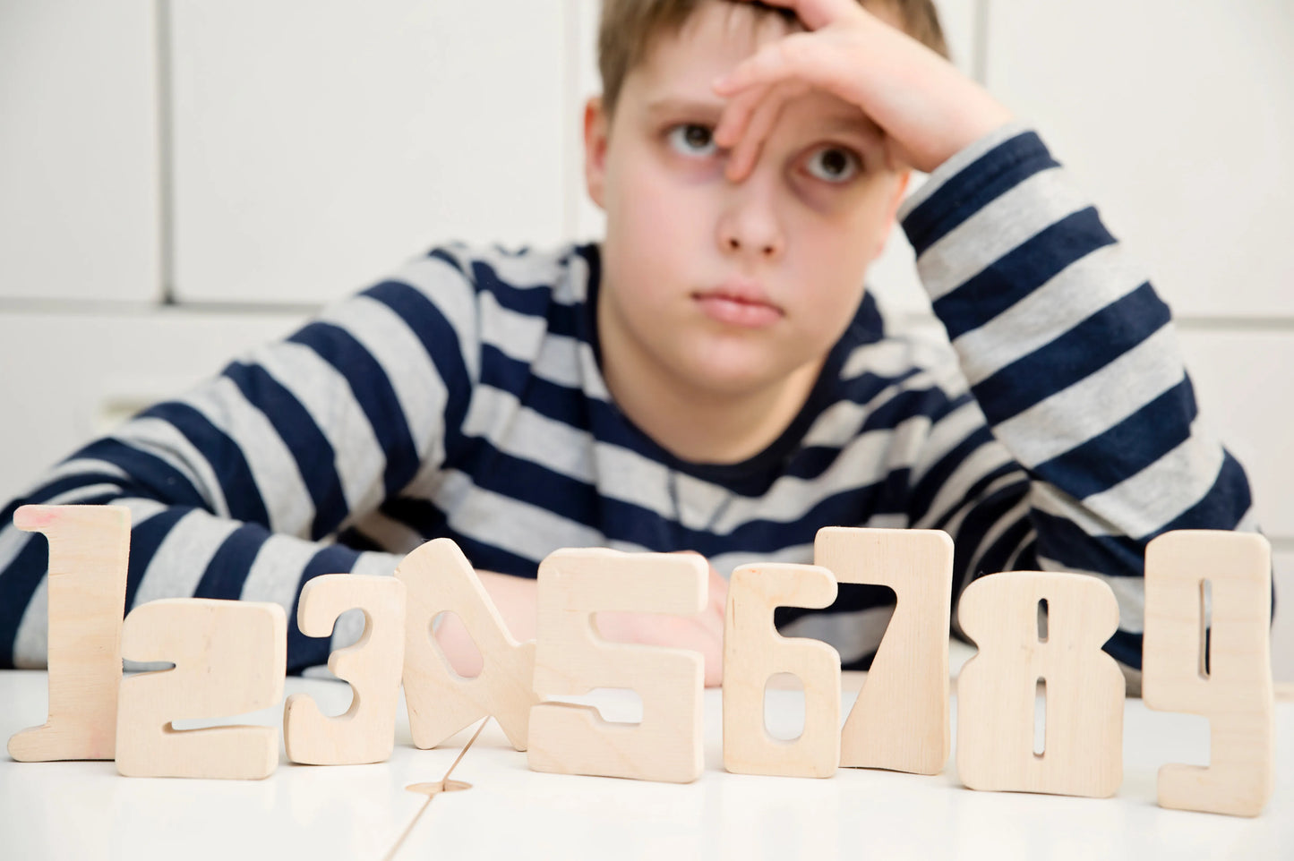 Wooden Number Puzzle