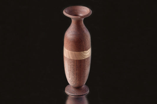 Two Tone Wooden Vase